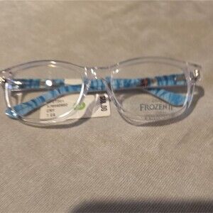 Disney Frozen II Clear Eyeglasses Frames 49-16-125 NWT